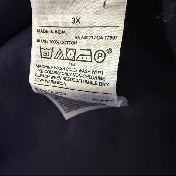 Old Navy Cami Crop Top Women's Navy Blue Top 3X - Picture 9 of 10